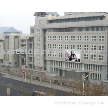 outdoor full color led display with super-thin cabinet,low power consumption